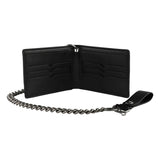 Santa Cruz Check Web Strip Chain Wallet Black