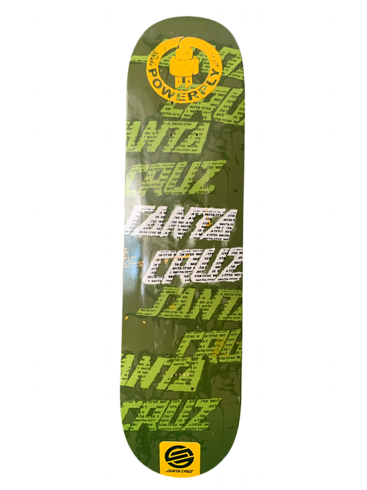 Santa Cruz Powerply Green 8" Classic Skateboard Deck