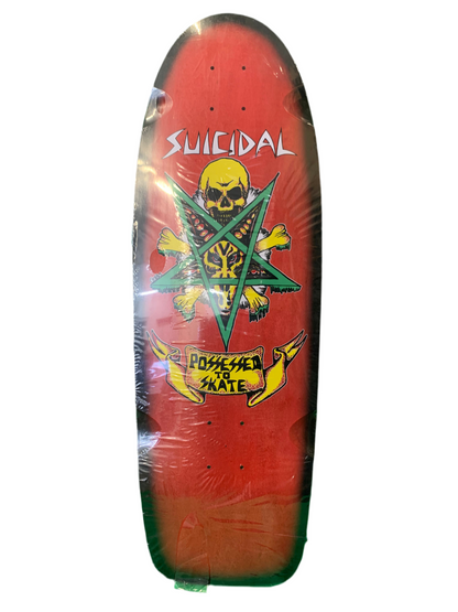 Dogtown X Suicidal Possessed to Skate Pool Shape Reissue Classic Skateboard Deck