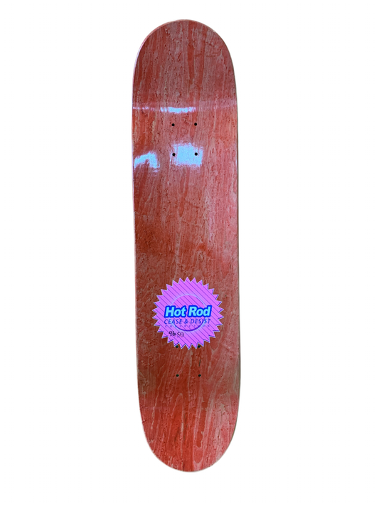 Cease and Desist Hot Rod Collection 46/50 Randy Colvin Censorship 7.75” Classic Skateboard Deck