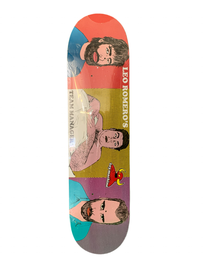 Toy Machine Leo Romero's Team Managers 7.75" Classic Skateboard Deck
