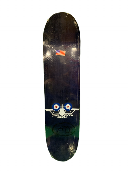 SMA Santa Monica Airlines Blue Dual Carbon Fiber 7.8" Classic Skateboard Deck