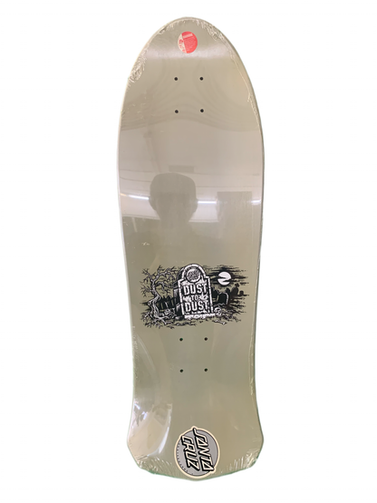 Santa Cruz Salba Witch Doctor Dust to Dust Black/Grey 9.5" 2007 Reissue Classic Skateboard Deck