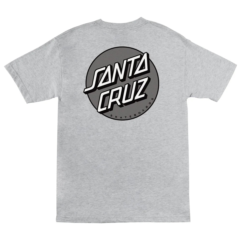 Santa Cruz Other Dot Sport Grey Tonal Heavyweight S/s Shirt