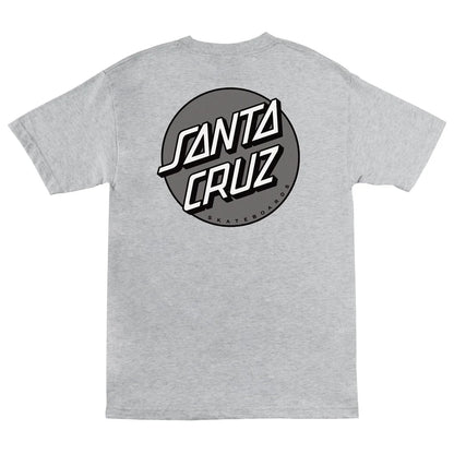 Santa Cruz Other Dot Sport Grey Tonal Heavyweight S/s Shirt