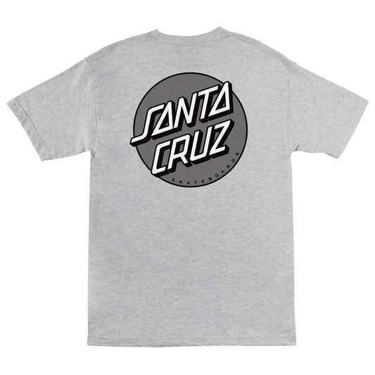 Santa Cruz Other Dot Sport Grey Tonal Heavyweight S/s Shirt