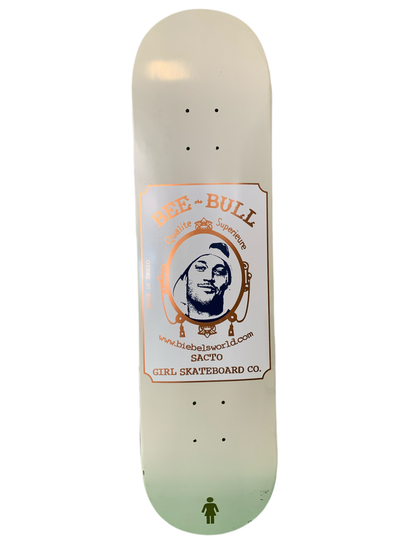 Girl Brandon Biebel Sacto 8" Classic Skateboard Deck