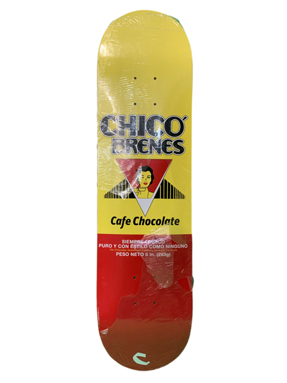 Chocolate Chico Brenes Cafe Yellow 8" Classic Skateboard Deck