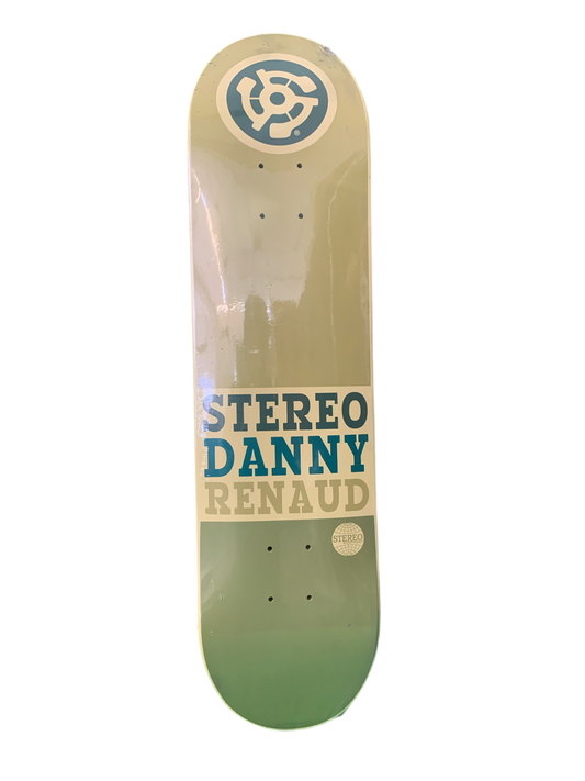 Stereo Danny Renaud Pro Model Olive 7.8" Classic Skateboard Deck