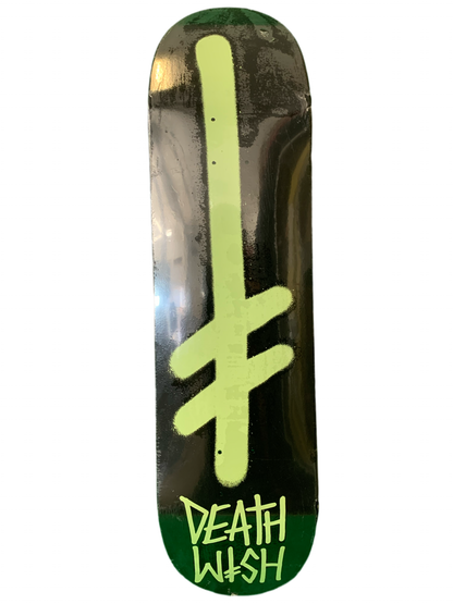 Deathwish Deathspray Glow In The Dark 8.25" Classic Skateboard Deck