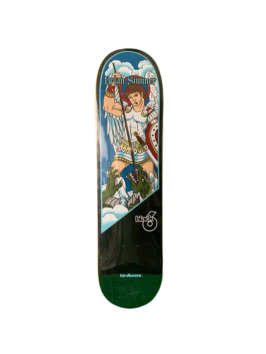 Birdhouse Brian Sumner Greek God Black 6 7.9" Classic Skateboard Deck