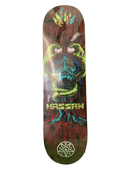 Black Label Omar Hassan Blood+Guts 8.25" Classic Skateboard Deck