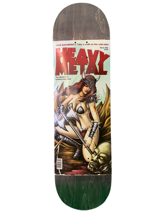 Darkstar Birchinsky Heavy Metal Magazine 8.25" Classic Skateboard Deck