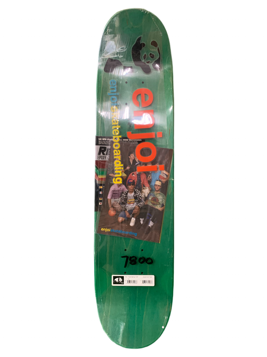 Enjoi Cairo Foster Film Strip Rainbow 7.8" Classic Skateboard Deck