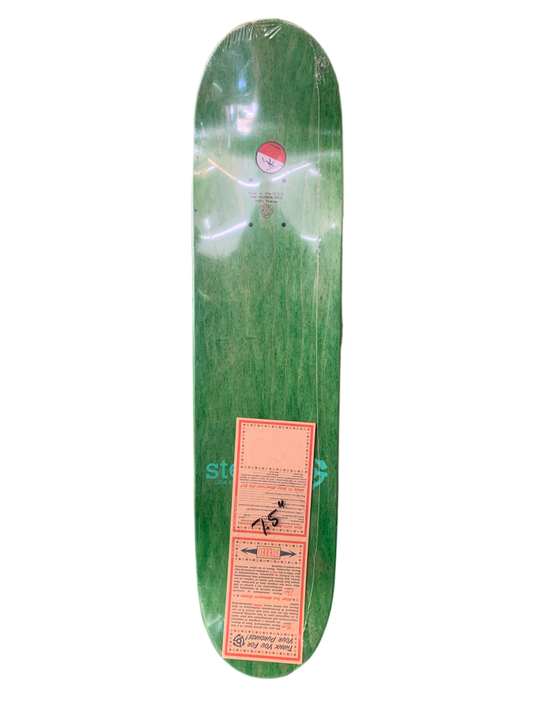 Stereo Danny Supa Saints Green/Blue 7.5" Classic Skateboard Deck