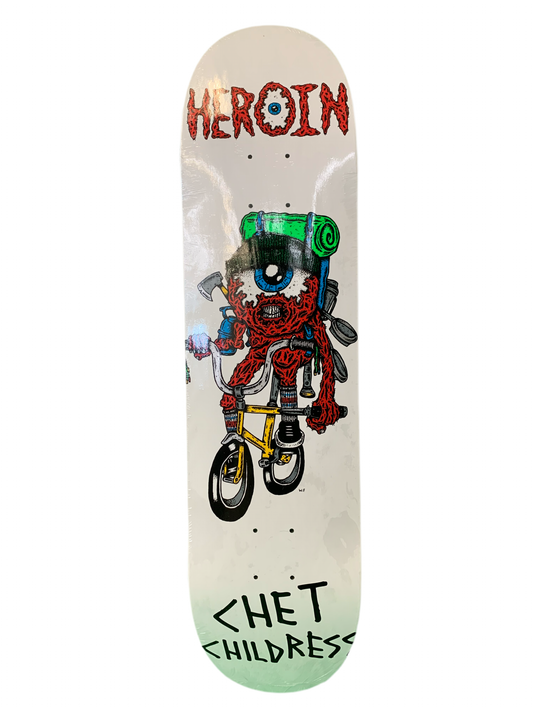 Heroin Chet Childress Eyeball 8.0" Classic Skateboard Deck