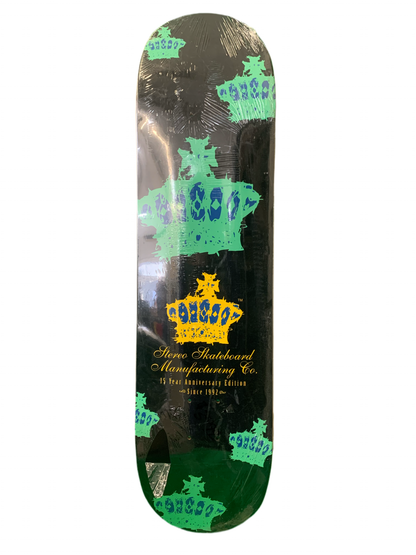 Stereo 15 Year Anniversary Edition Crowns 8" Classic Skateboard Deck