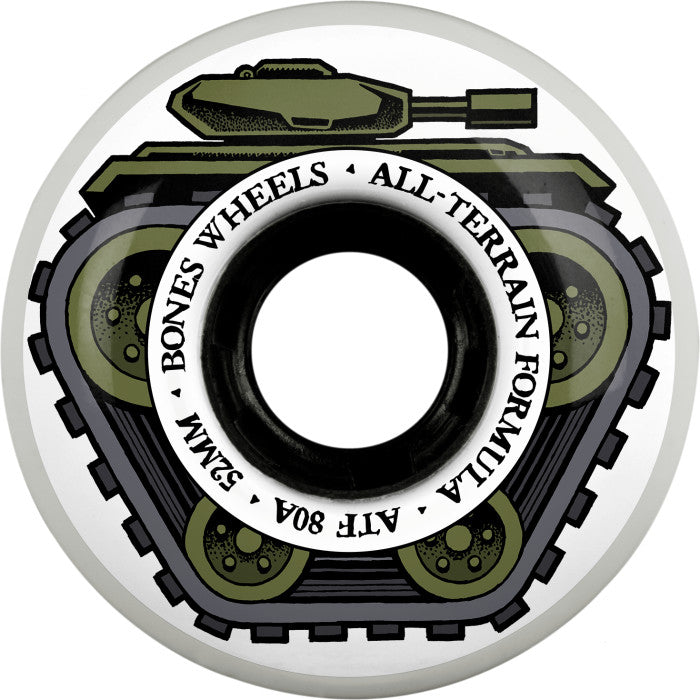 Bones ATF All Tank Filmers 80a 52mm Cruiser Skateboard Wheels