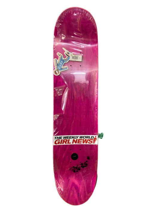 Girl Brandon Biebel Tabloid 7.6" Classic Skateboard Deck