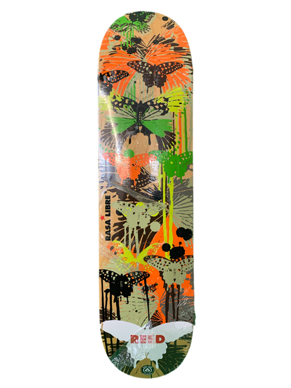Rasa Libre Kenny Reed Butterflies Spray 7.8" Classic Skateboard Deck