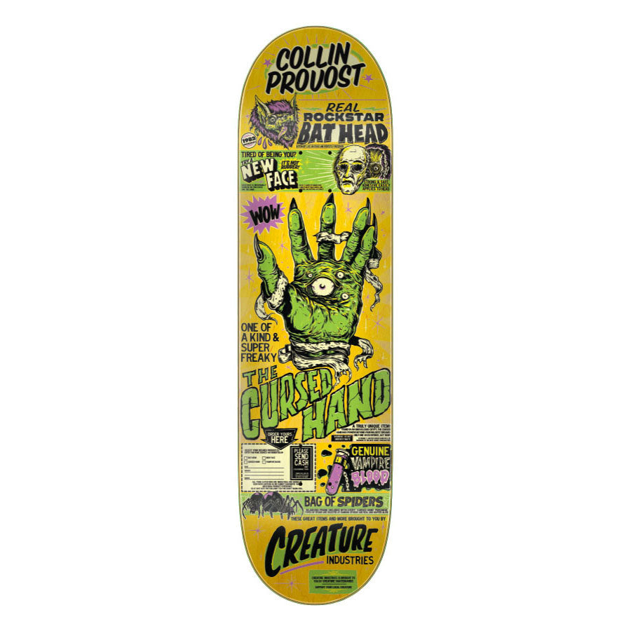 Creature Provost Cursed Hand 8.47" Skateboard Deck
