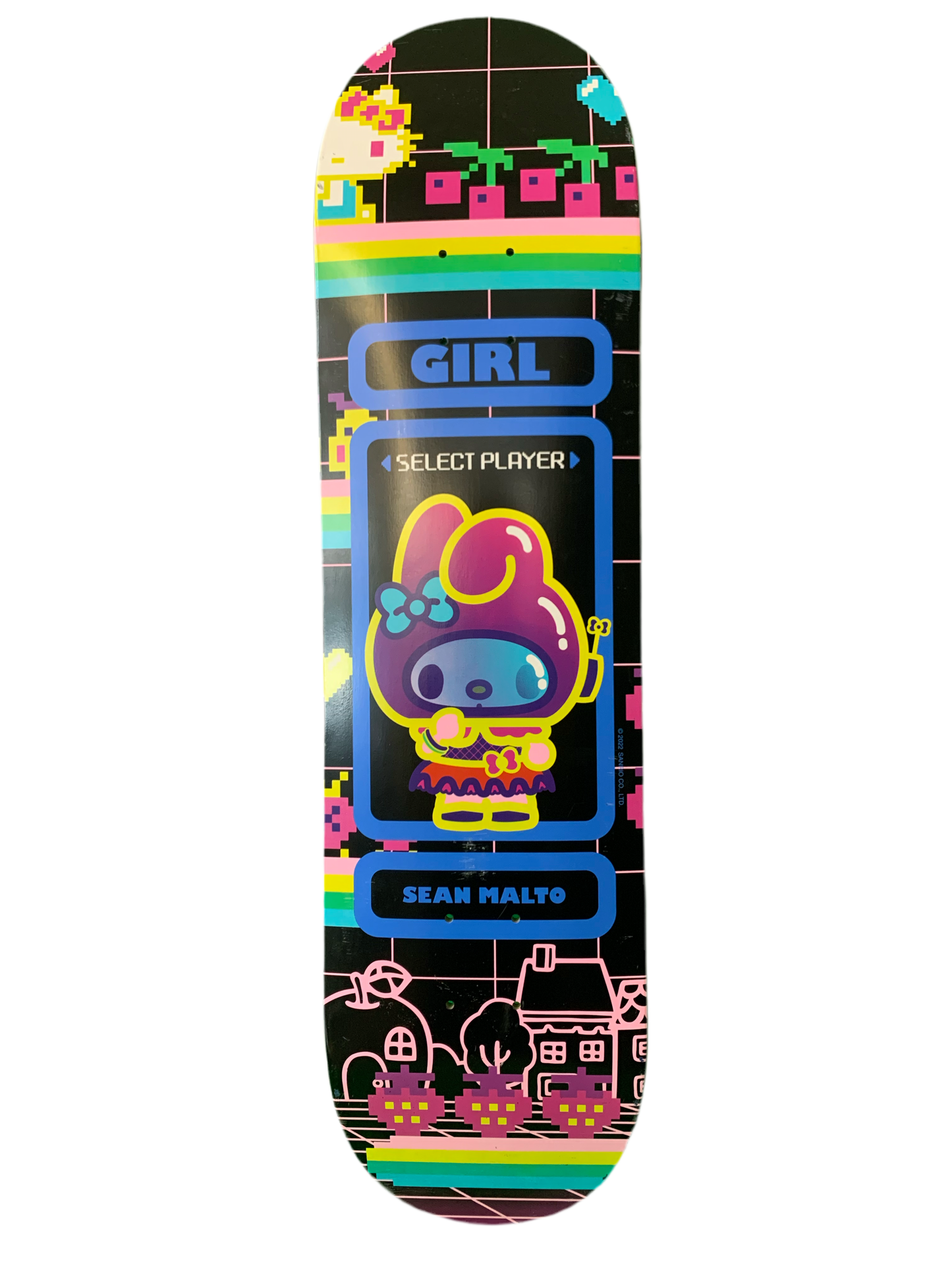 Girl Malto Sanrio Kawaii Arcade Deck 8.125" Classic Skateboard Deck