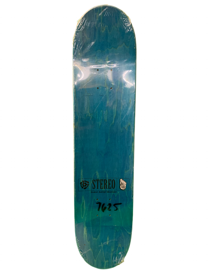 Stereo Clint Peterson Sasquatch Guitar 7.6" Classic Skateboard Deck