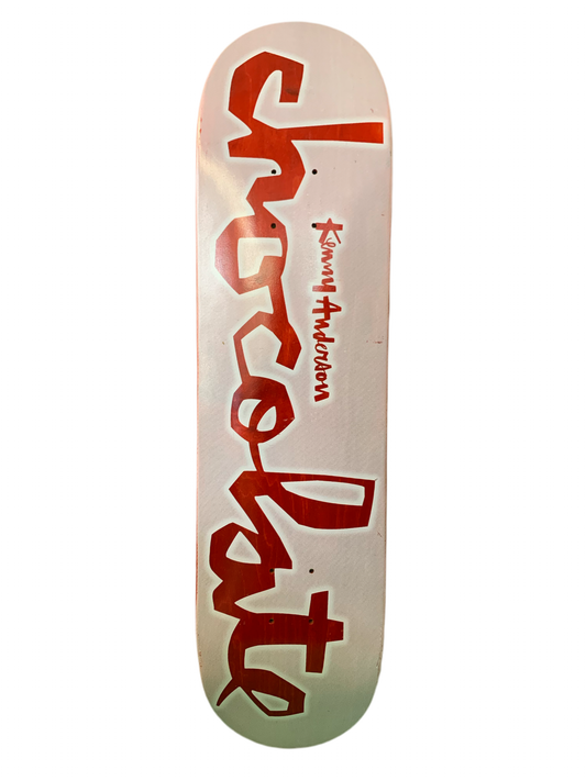 Chocolate Kenny Anderson Script Red #prettysweet 8" Classic Skateboard Deck