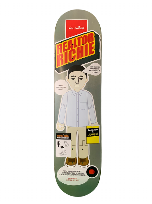 Chocolate Realtor Richie Mulder 7.6" Classic Skateboard Deck