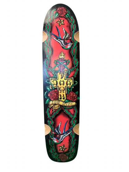 Dogtown Eric Dressen Thorned Heart 9.25" Classic Skateboard Deck