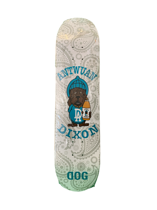 Dog Antwuan Dixon Dog 40oz White 7.75" Classic Skateboard Deck