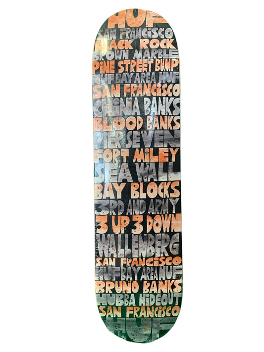 HUF Kevin Lyons San Francisco 8" Classic Skateboard Deck