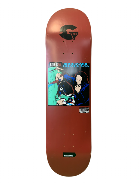 Boulevard Rob G GZA Iron Mic 8" Classic Skateboard Deck
