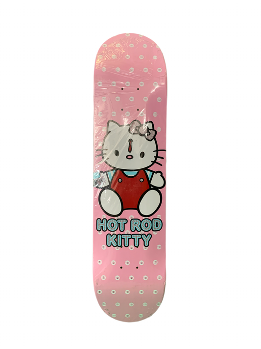 Cease and Desist Hot Rod Collection 3/50 Hello Kitty 7.75” Classic Skateboard Deck
