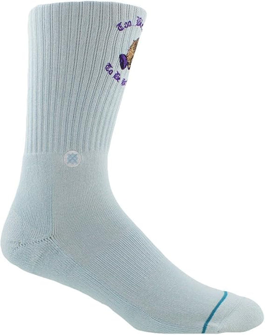 Stance No Stress Blue Crew Socks L