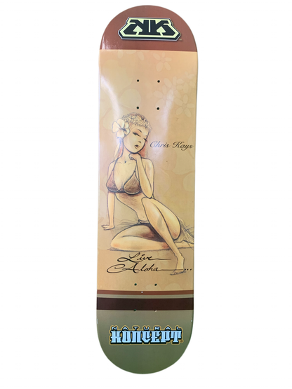 Natural Koncept Chris Kays Live Aloha 8.25" Classic Skateboard Deck