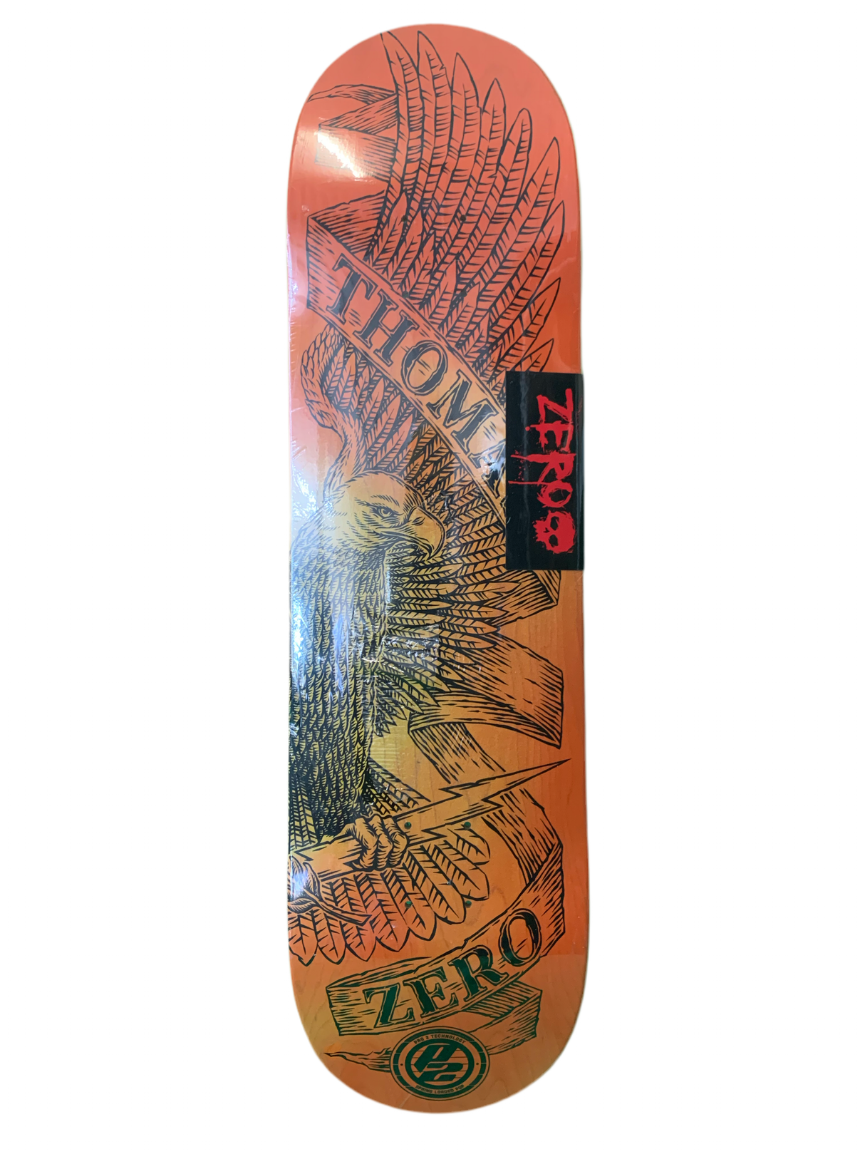 Zero Jamie Thomas Jamie Thomas Eagle Red P2 8.3" Classic Skateboard Deck
