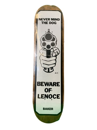 Baker Jeff Lenoce Beware of Lenoce 7.75" Classic Skateboard Deck