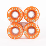Sector Nine Nineballs Creamsicle 61mm 78a Cruiser Skateboard Wheels