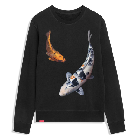 Jacuzzi Koi Black Crewneck Sweatshirt - S