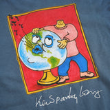 Long Beach Skate Co Postcard From Kevin "Spanky" Long Blue Jean S/s Shirt