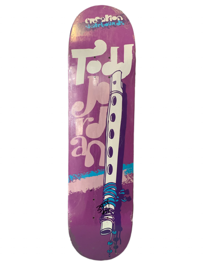 Creation Todd Jordan Flute 7.8" Classic Skateboard Deck