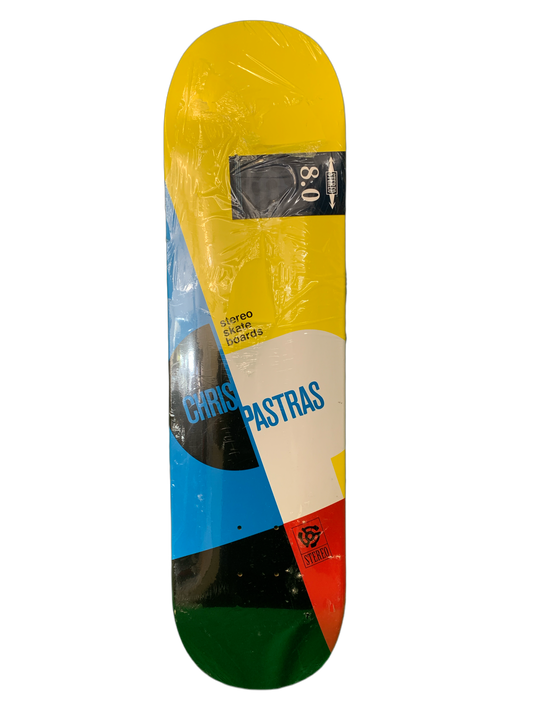 Stereo Chris Pastras Multi 8.0" Classic Skateboard Deck