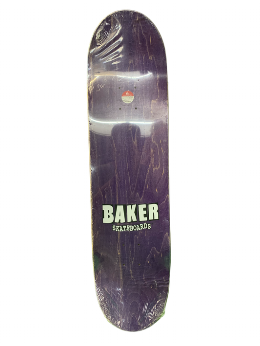 Baker Static Black/Red 8" Classic Skateboard Deck