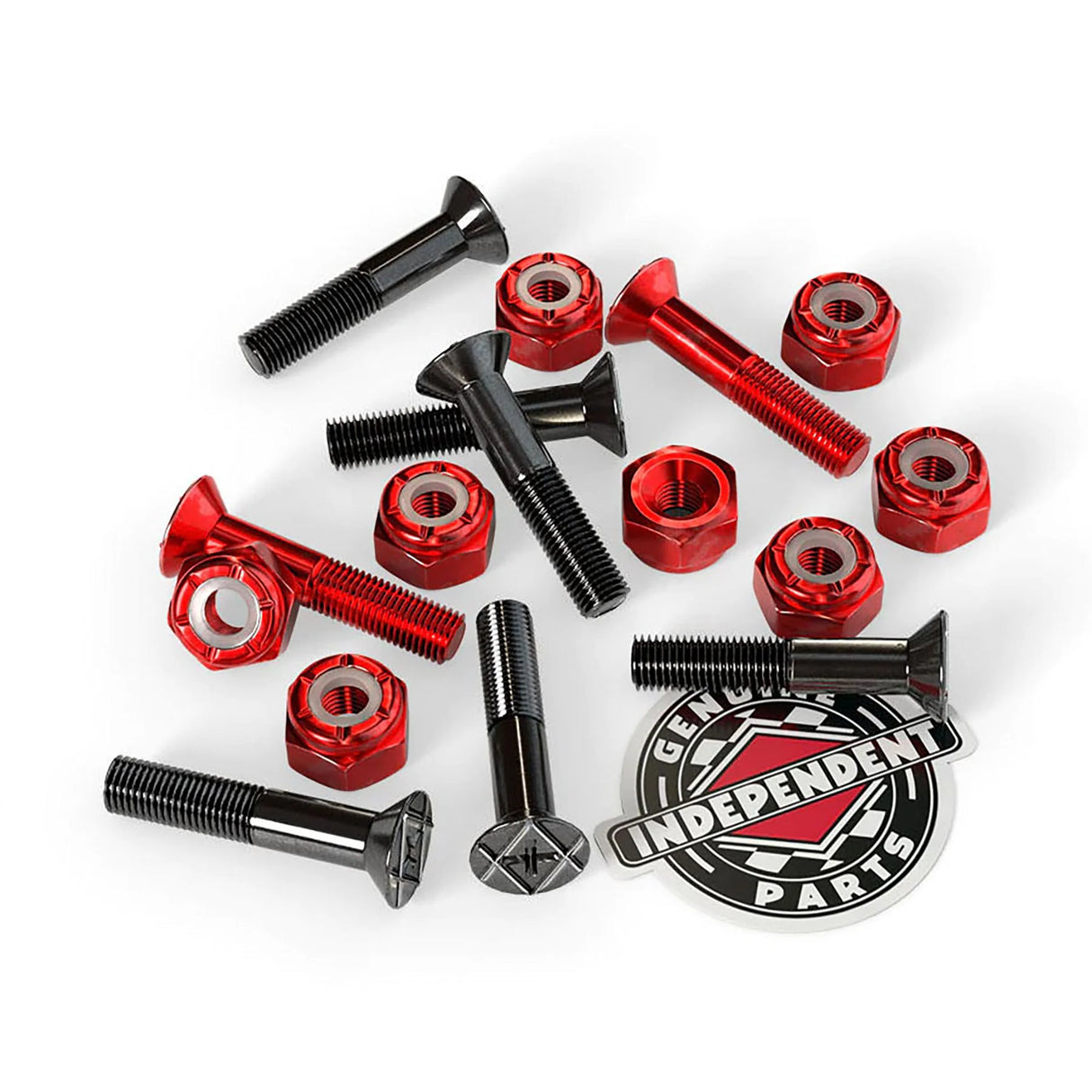 Independent Genuine Parts Phillips 7/8" Black/Red Hardware