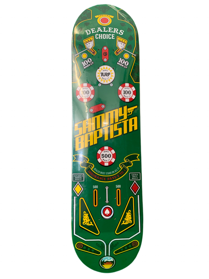 Turf Sammy Baptista Dealer's Choice 7.75" Classic Skateboard Deck