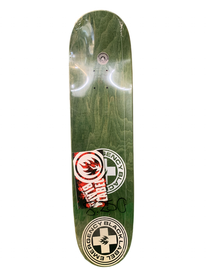 Black Label Emergency Pink Checker 8" Classic Skateboard Deck