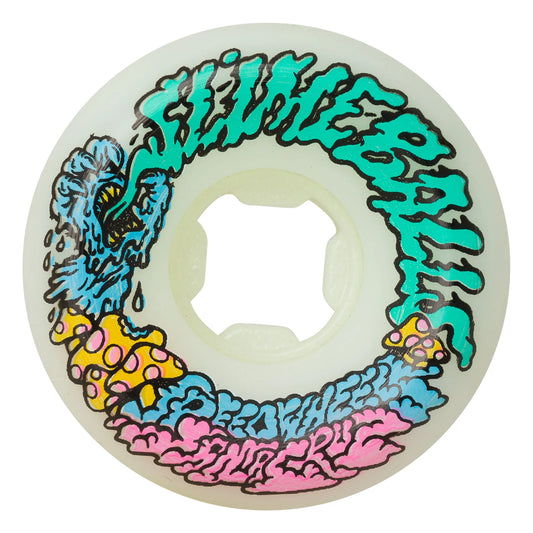 Slime Balls Vomit Mini II 97a 54mm White Skateboard Wheels