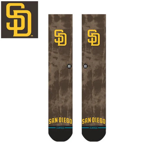 Stance San Diego Padres Dye SD Brown Crew Socks
