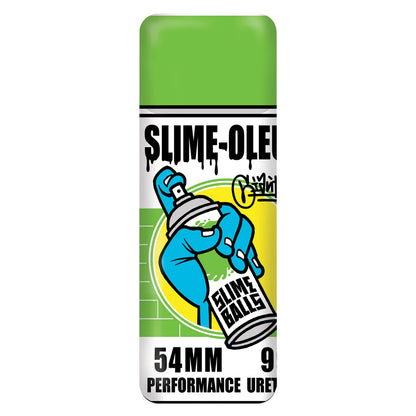 Slime Balls Mike Giant Spray Balls Black 54mm 99a Wheels